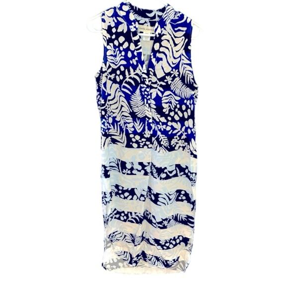 Mara Hoffman Anguilla Shirtdress Sleeveless Tropical Print Size Medium - Picture 11 of 16